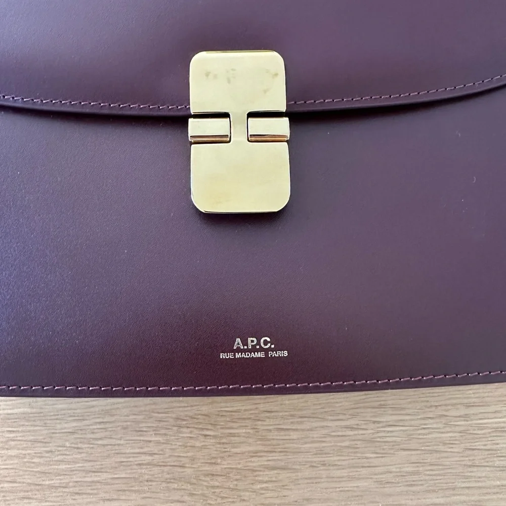 A.P.C. structured leather